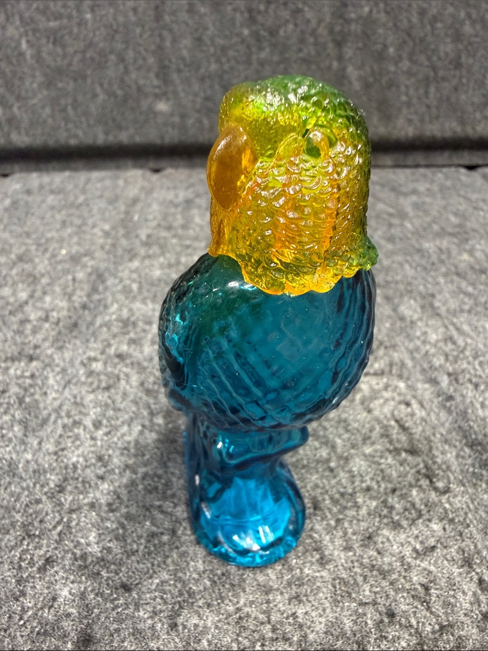 Avon Island Parakeet Blue and Green Glass Bottle - Picture 5 of 12